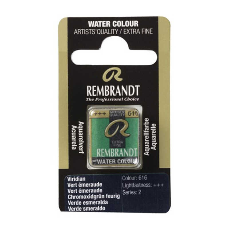 aquarel.la rembrandt pasti.verd maragda