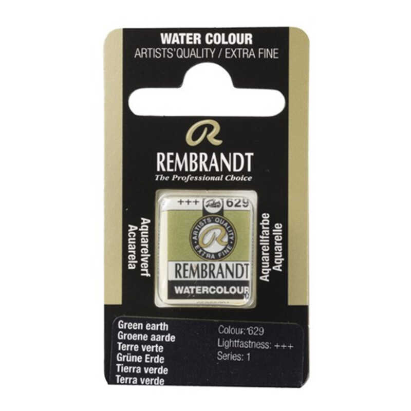 aquarel.la rembrandt pasti.terra verd