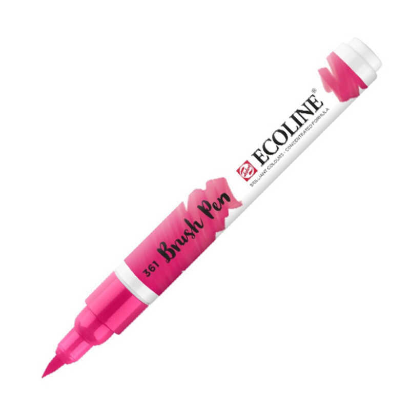 ecoline rotulador pincel rosa claro