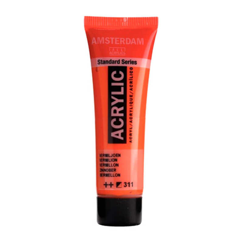 acrilica amsterdam 20ml bermellon