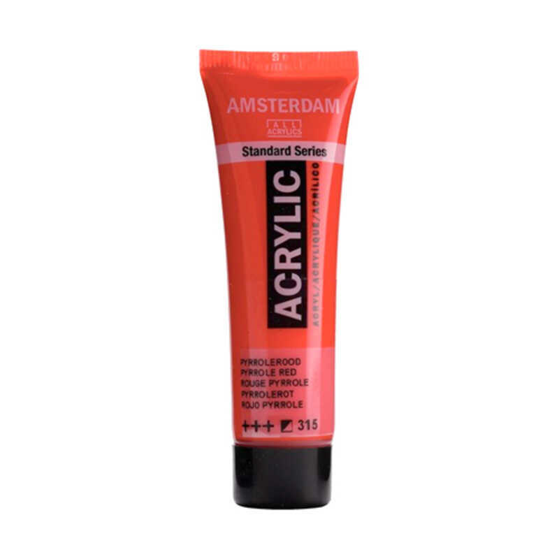 acrilica amsterdam 20ml rojo pyrrole