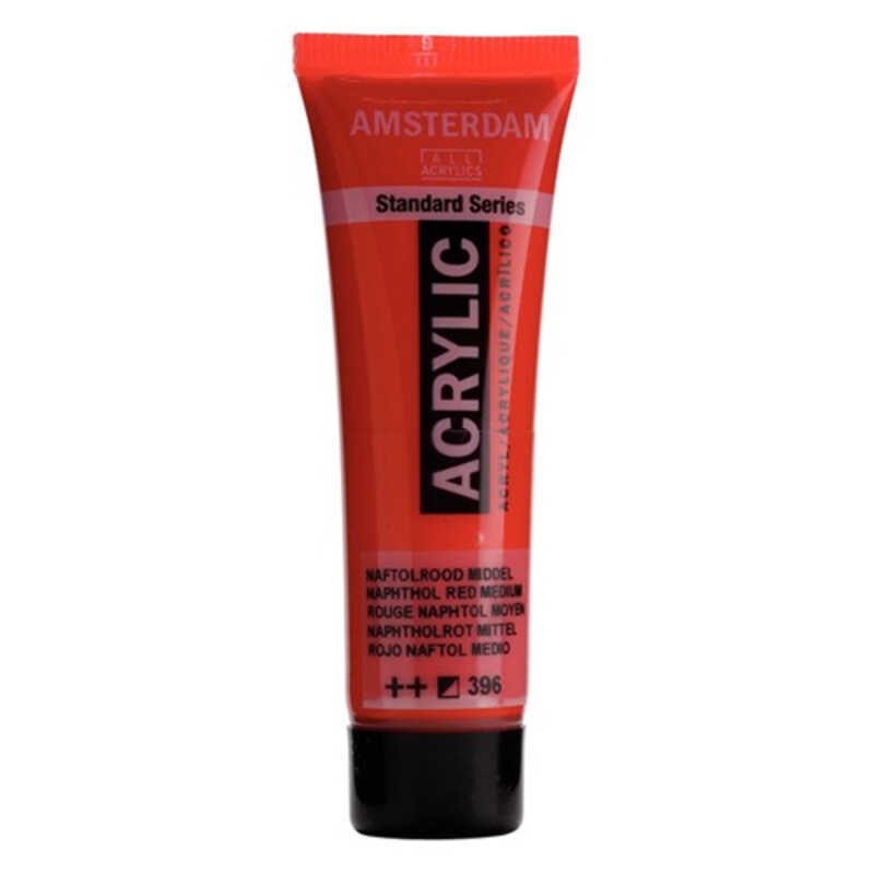 acrilica amsterdam 20ml rojo naph medio