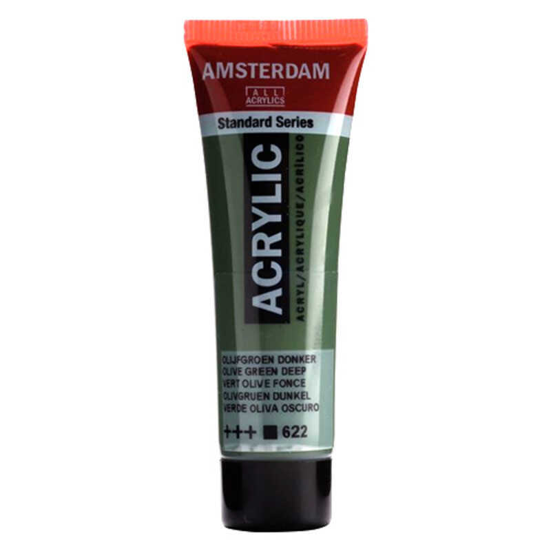 acrilica amsterdam 20ml verde oliva oscu