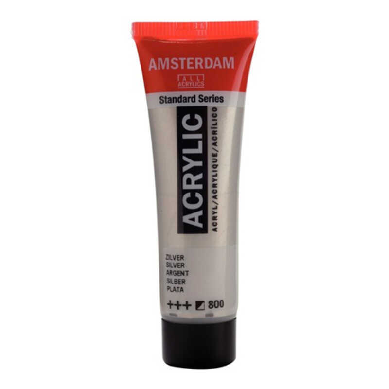 acrilica amsterdam 20ml plata