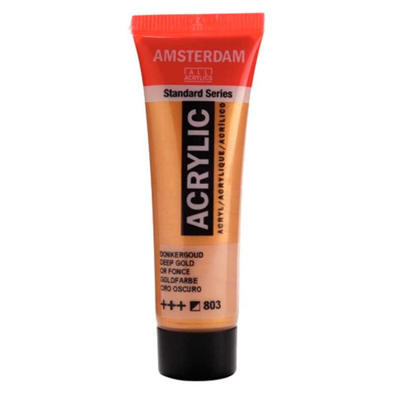 acrilica amsterdam 20ml oro oscuro