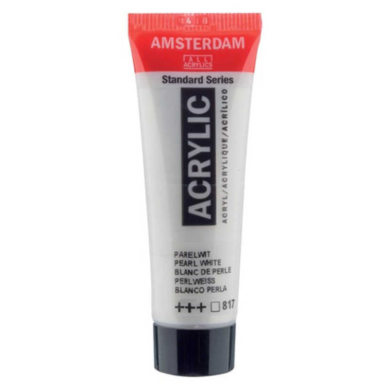 acrilica amsterdam 20ml blanco perlado