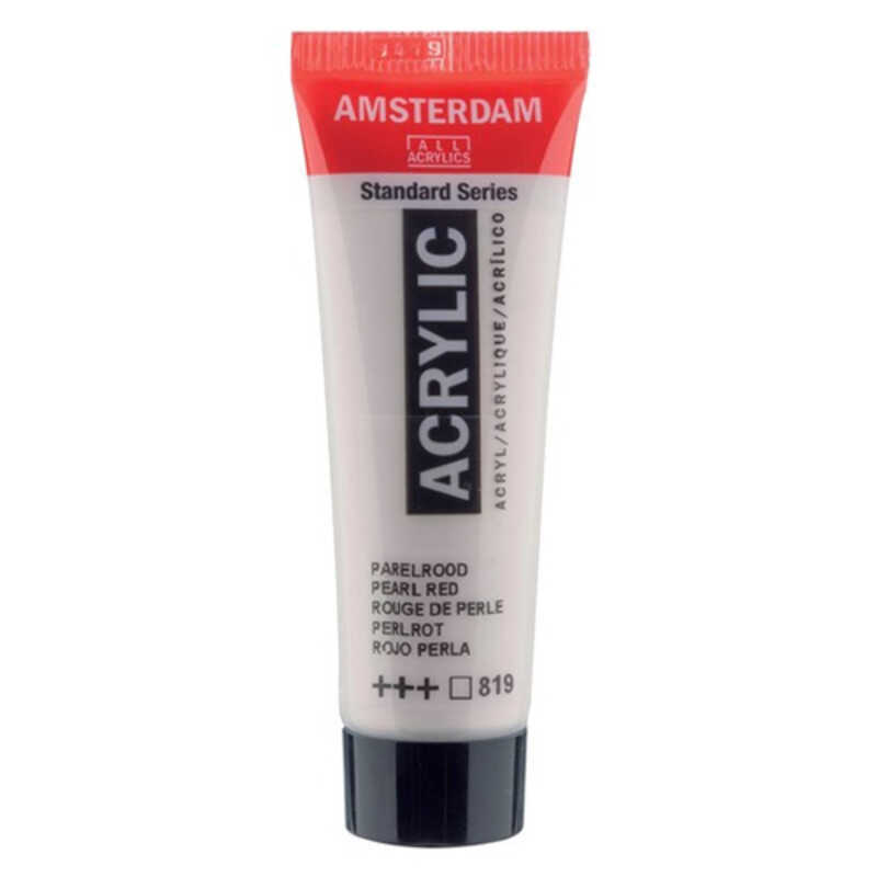 acrilica amsterdam 20ml rojo perlado