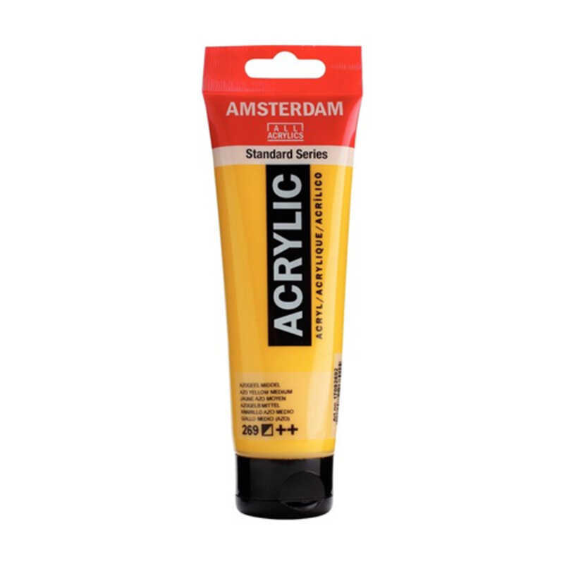 acrilic amsterdam 120ml. amarillo azo me