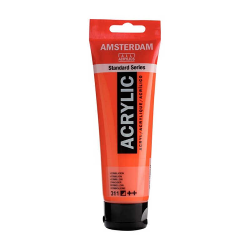 acrilic amsterdam 120ml. rojo