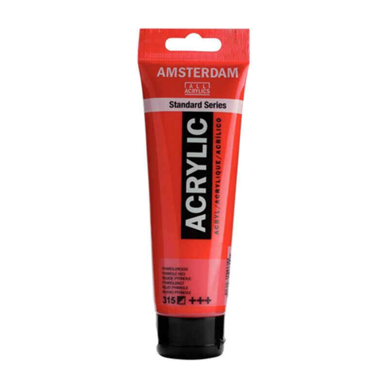 acrilic amsterdam 120ml. rojo pyrrole