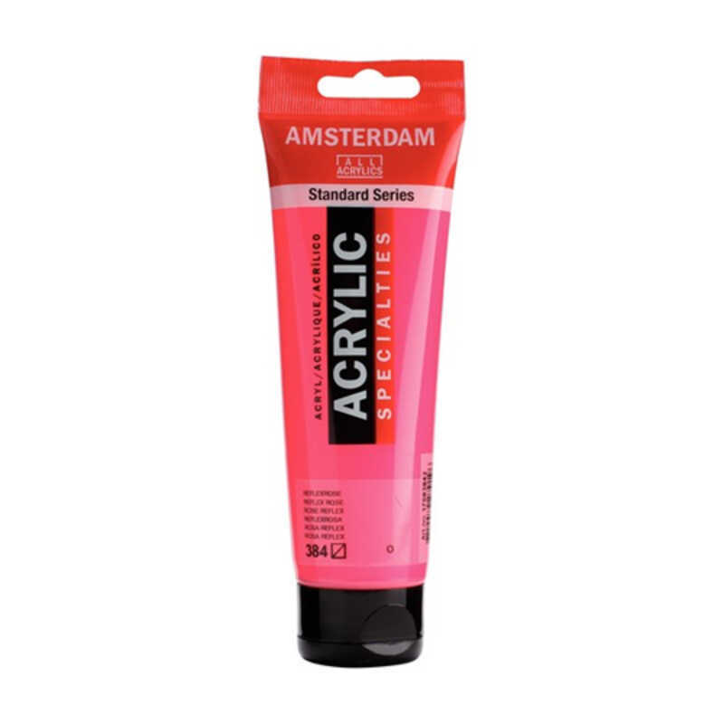 acrilic amsterdam 120ml. rosa reflex