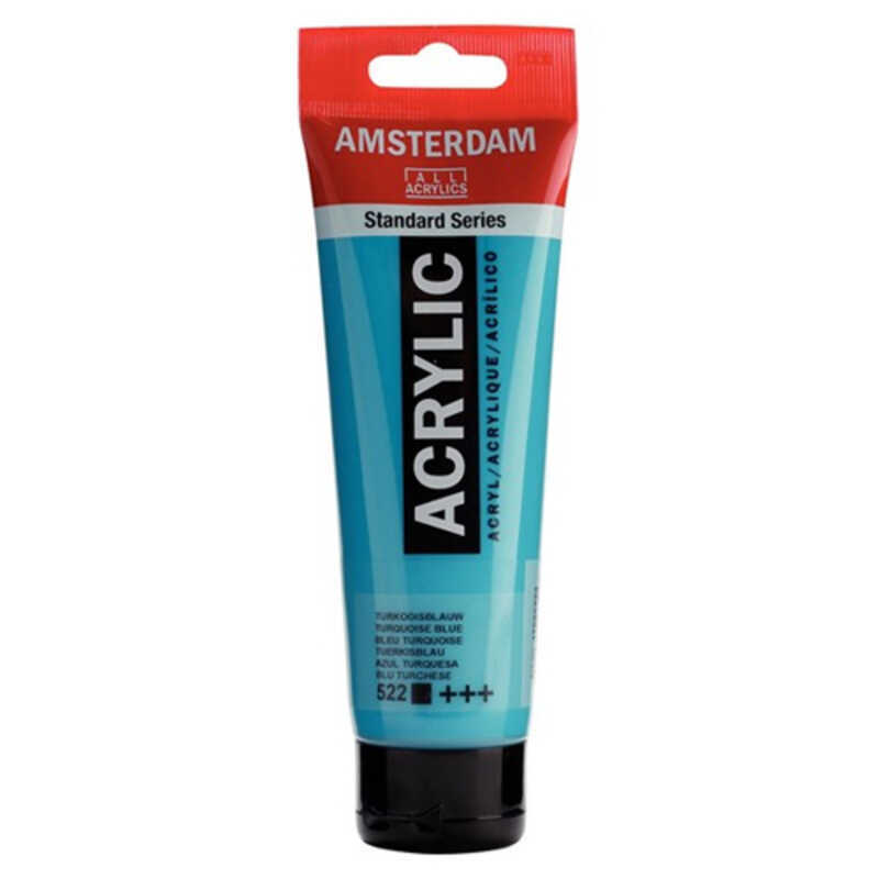 acrilic amsterdam 120ml. azul turquesa
