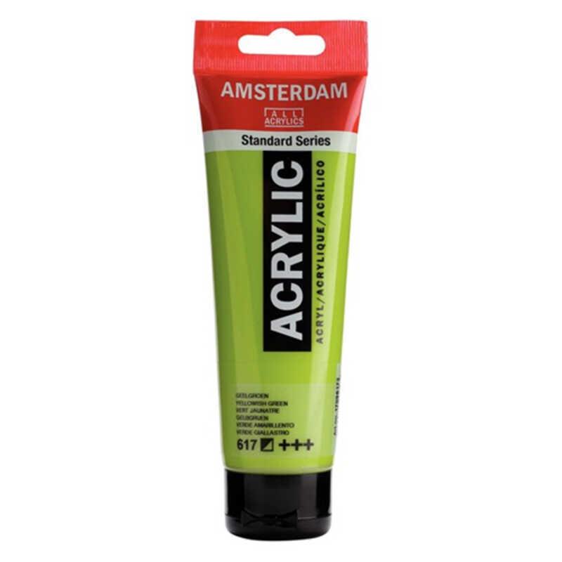 acrilic amsterdam 120ml. verde amarillen