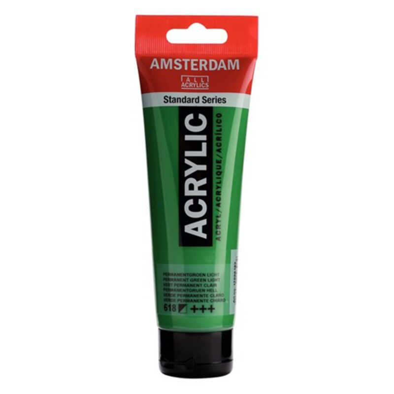 acrilic amsterdam 120ml.verde perm claro