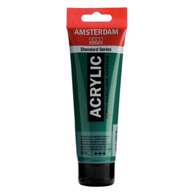acrilic amsterdam 120ml. verde perm fuer