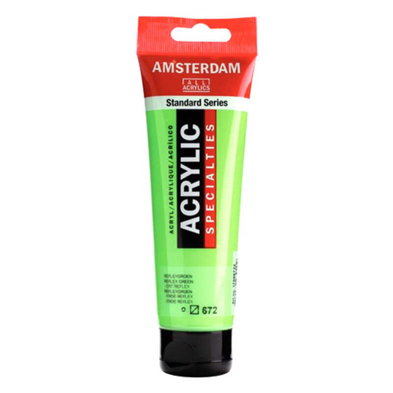 acrilic amsterdam 120ml. verde reflex