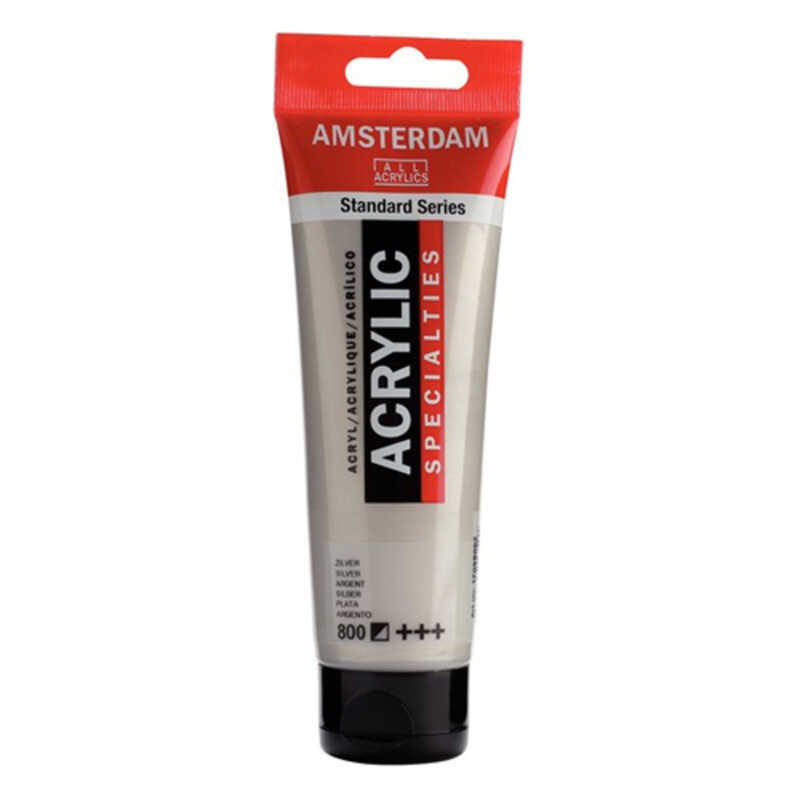 acrilica amsterdam special 120ml plata