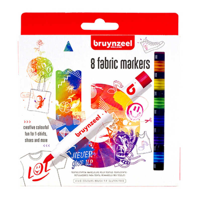 bzl marcador para ropa estuche 8u