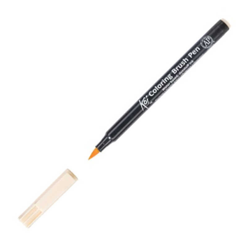 rotulador brush koi amarillo napoles