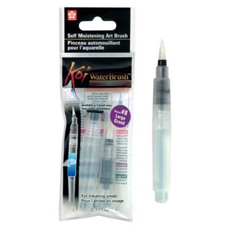 pincel grande con deposito - koi