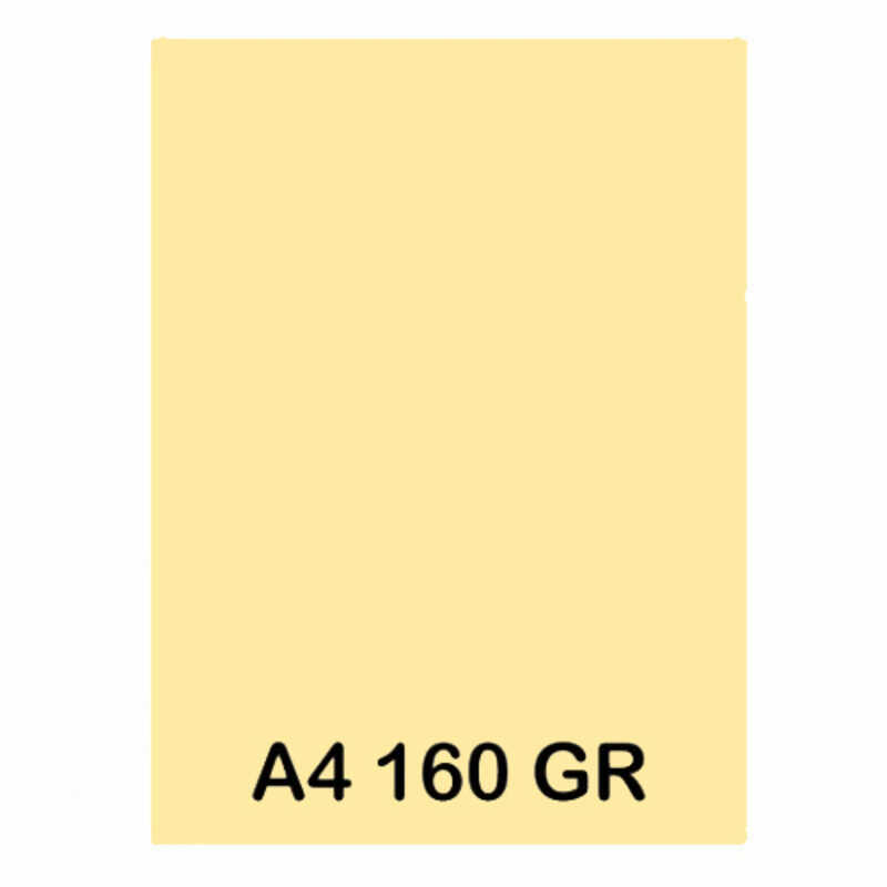 paq. 250f. a4 160gr crema cr20