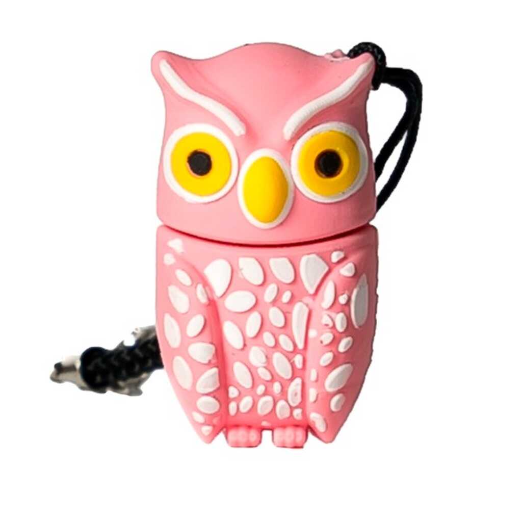 memoria usb 32gb buho plumi pink