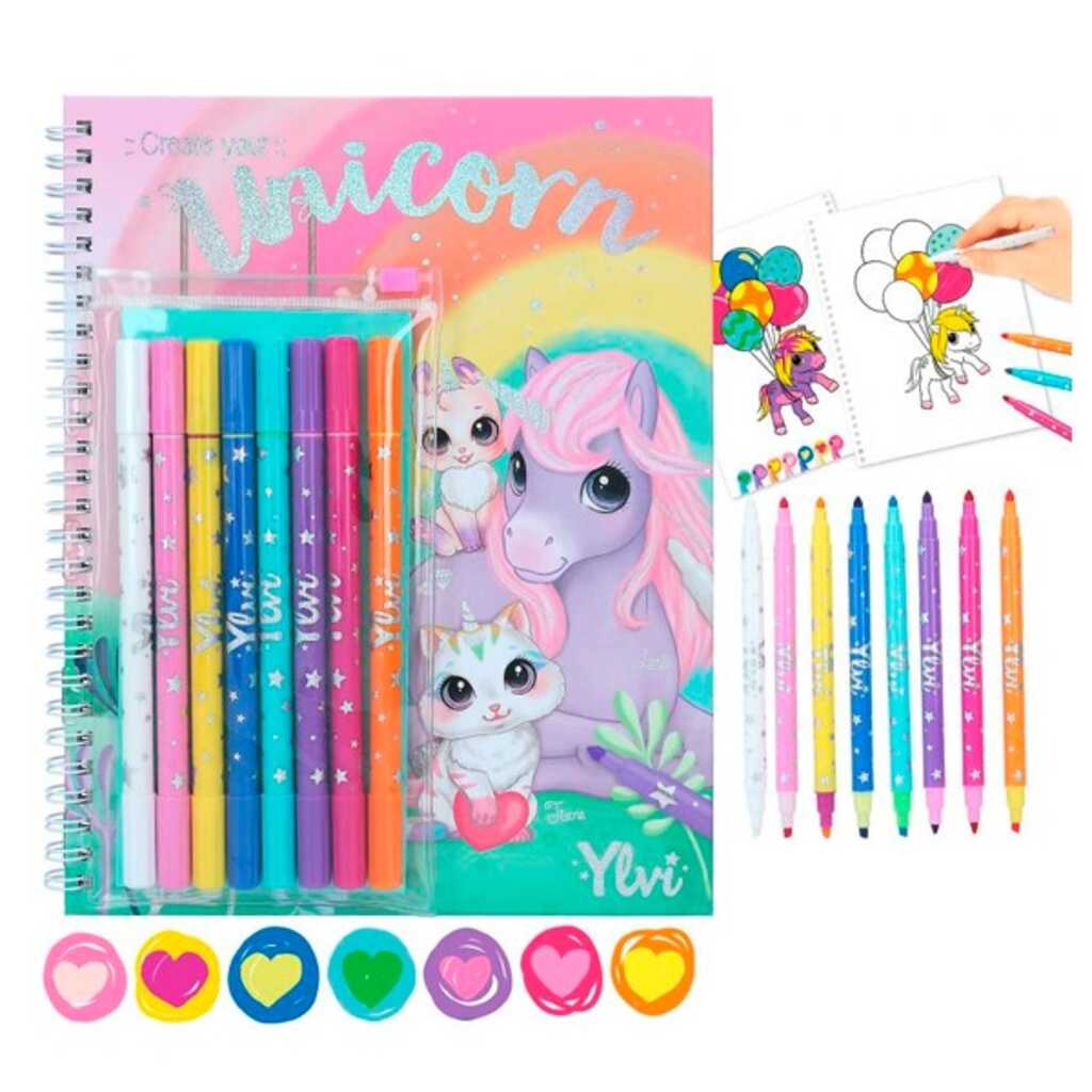 ylvi libro de colorear con set de colore