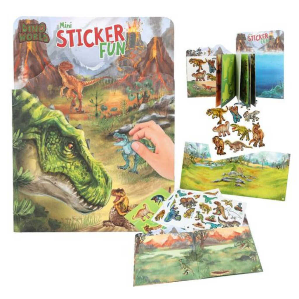 dino world mini sticker fun