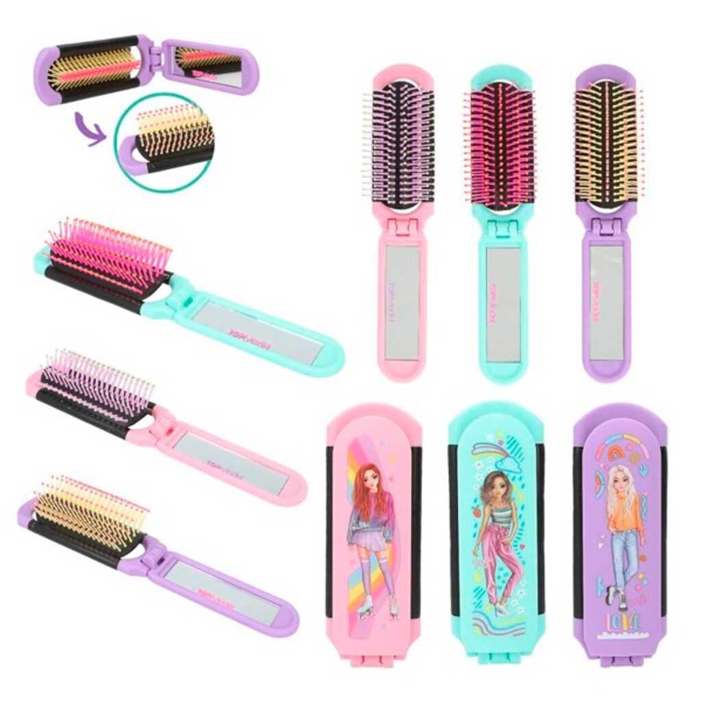 top model cepillo plegable con espejo