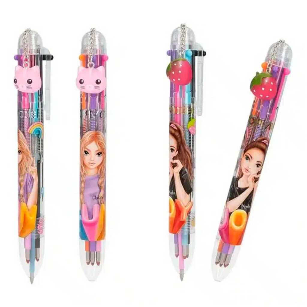 top model boligrafo 6 colores