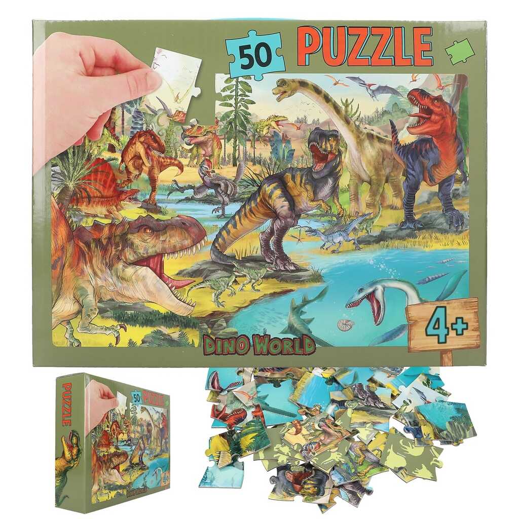 dinoworld puzzle 50 piezas