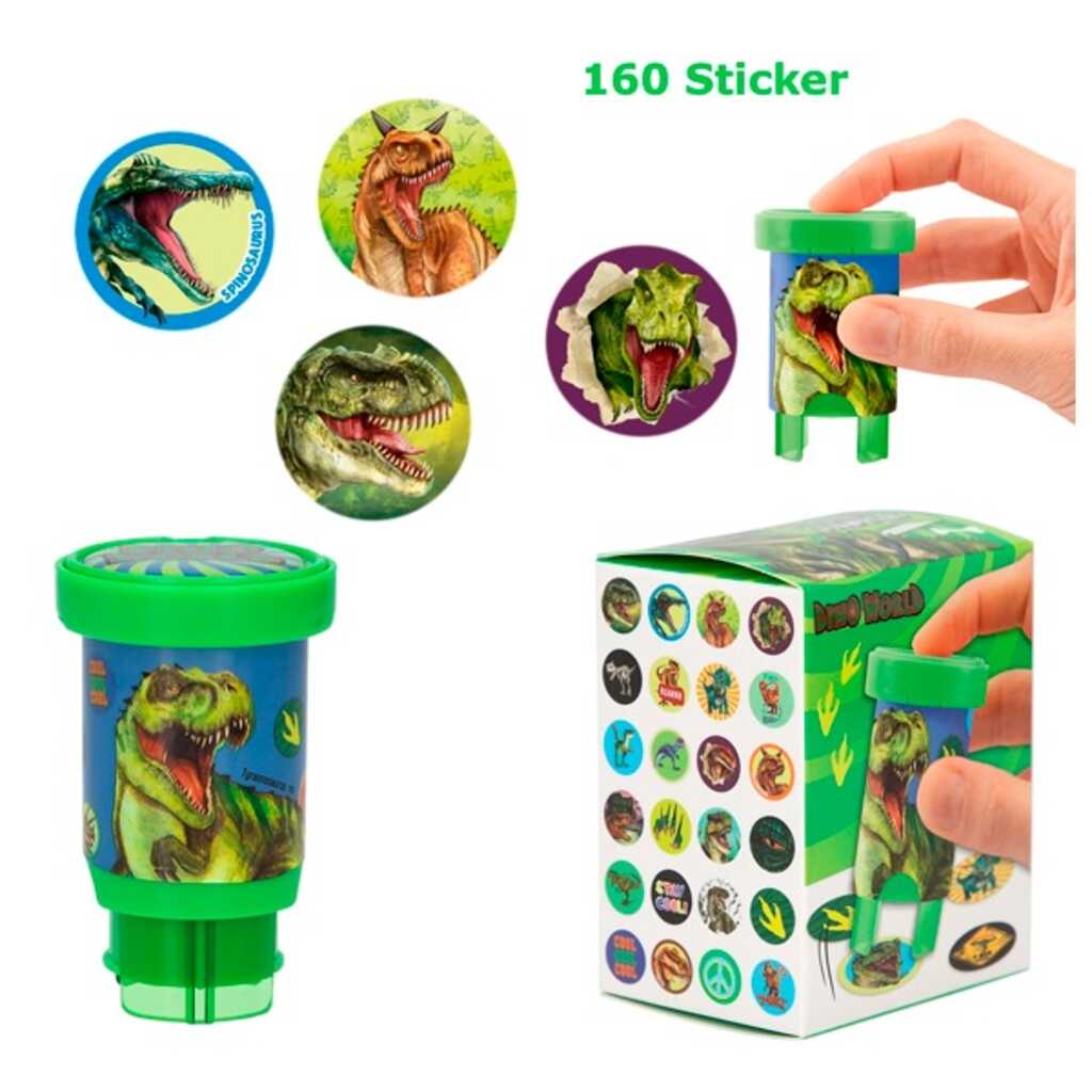 dino world estampador de pegatinas