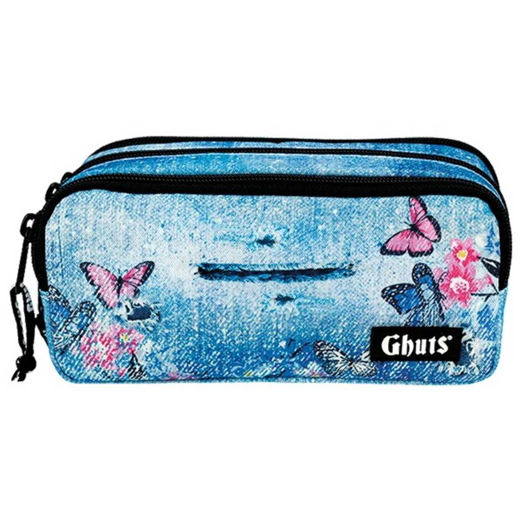 estuche 3 cremalleras gh240 denim trend
