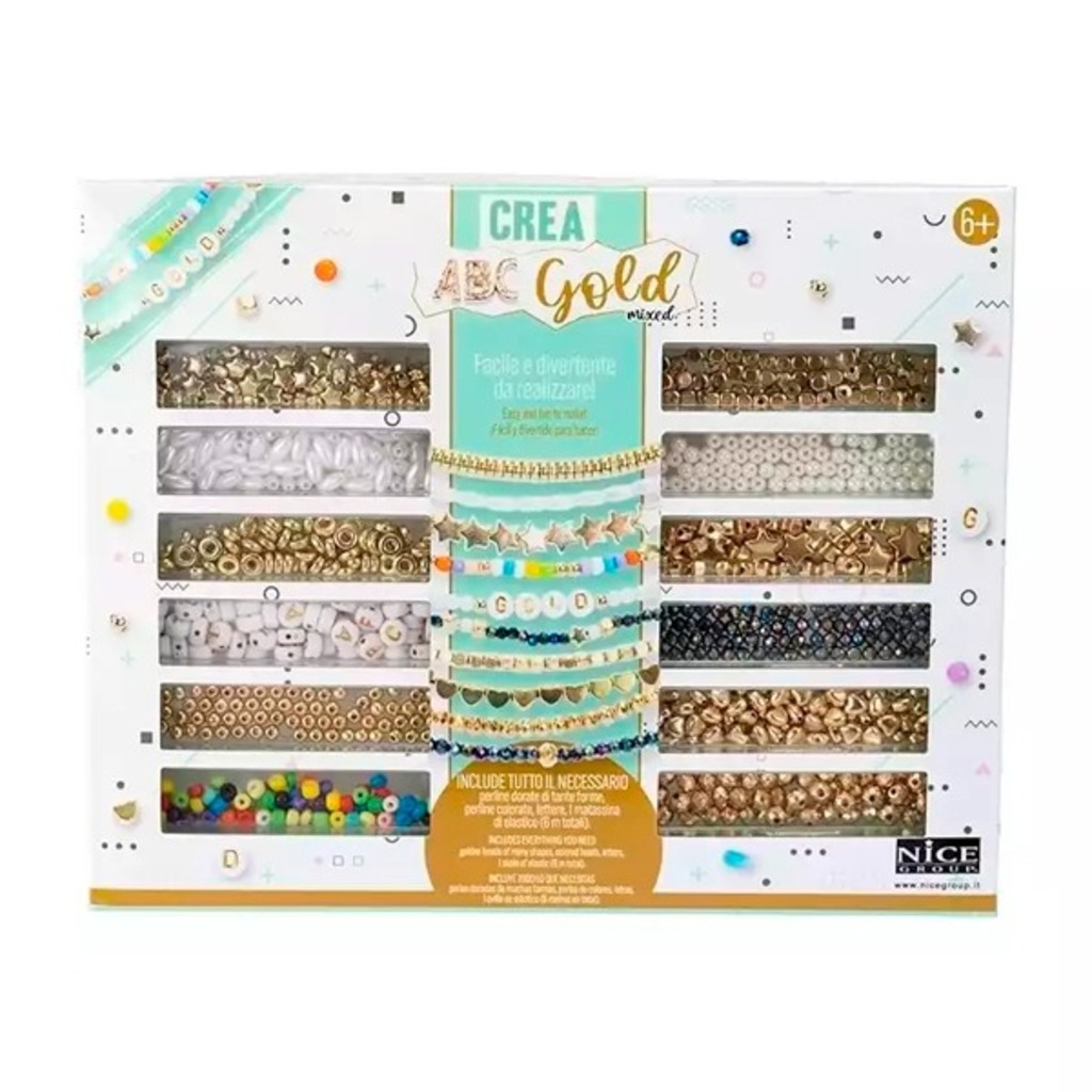 perline abc gold mixed