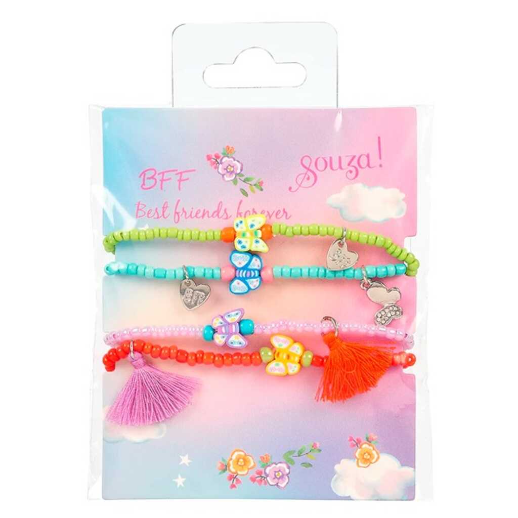 caja bff luciana 4 pulseras