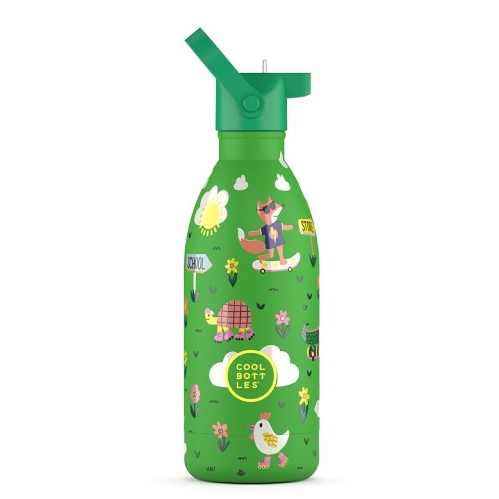 ampolla 500ml kids bottle rolling skater