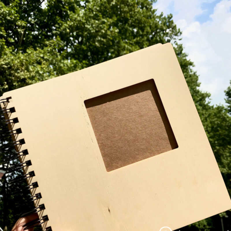 foto album madera square 20x20