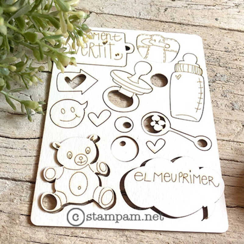 die cuts adhesivos bebe