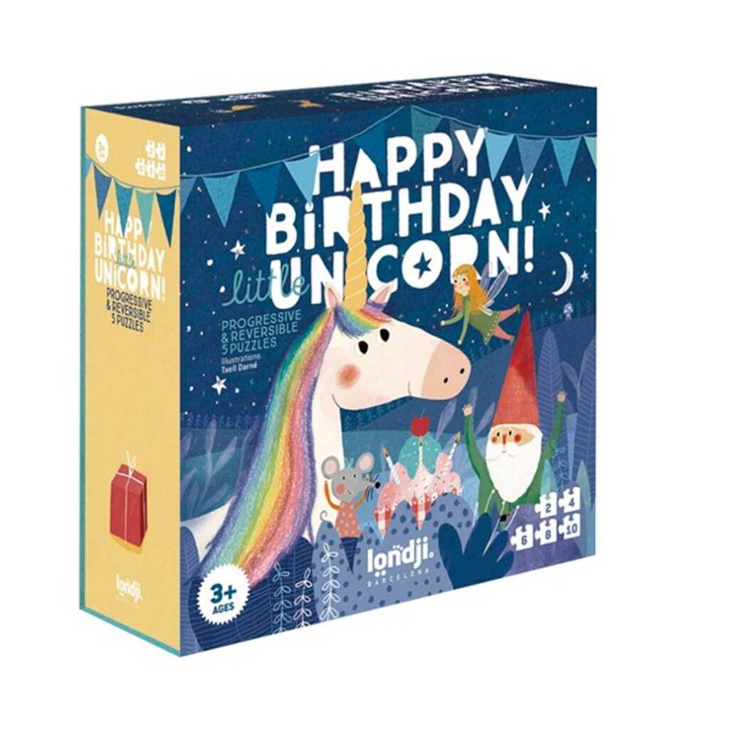 puzzle happy birthay unicorn!