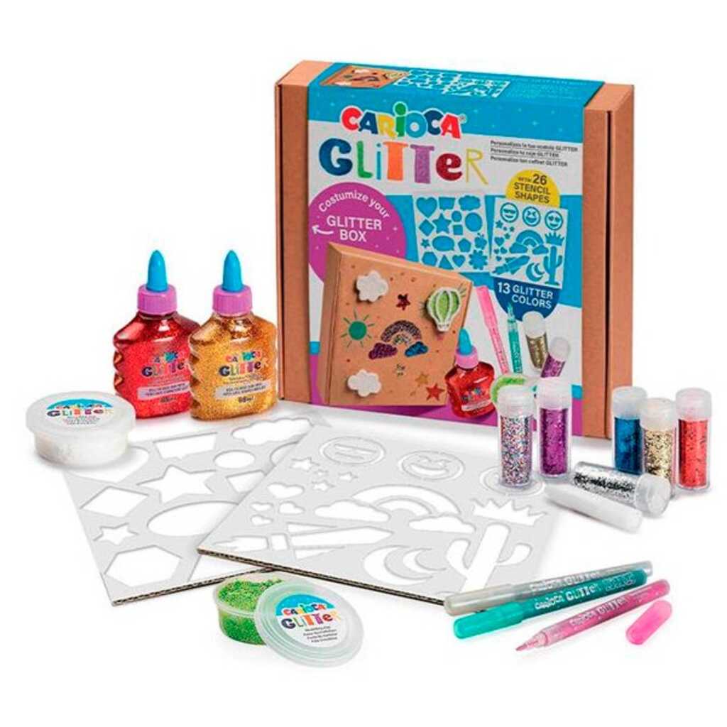 kit manualidades glitter carioca