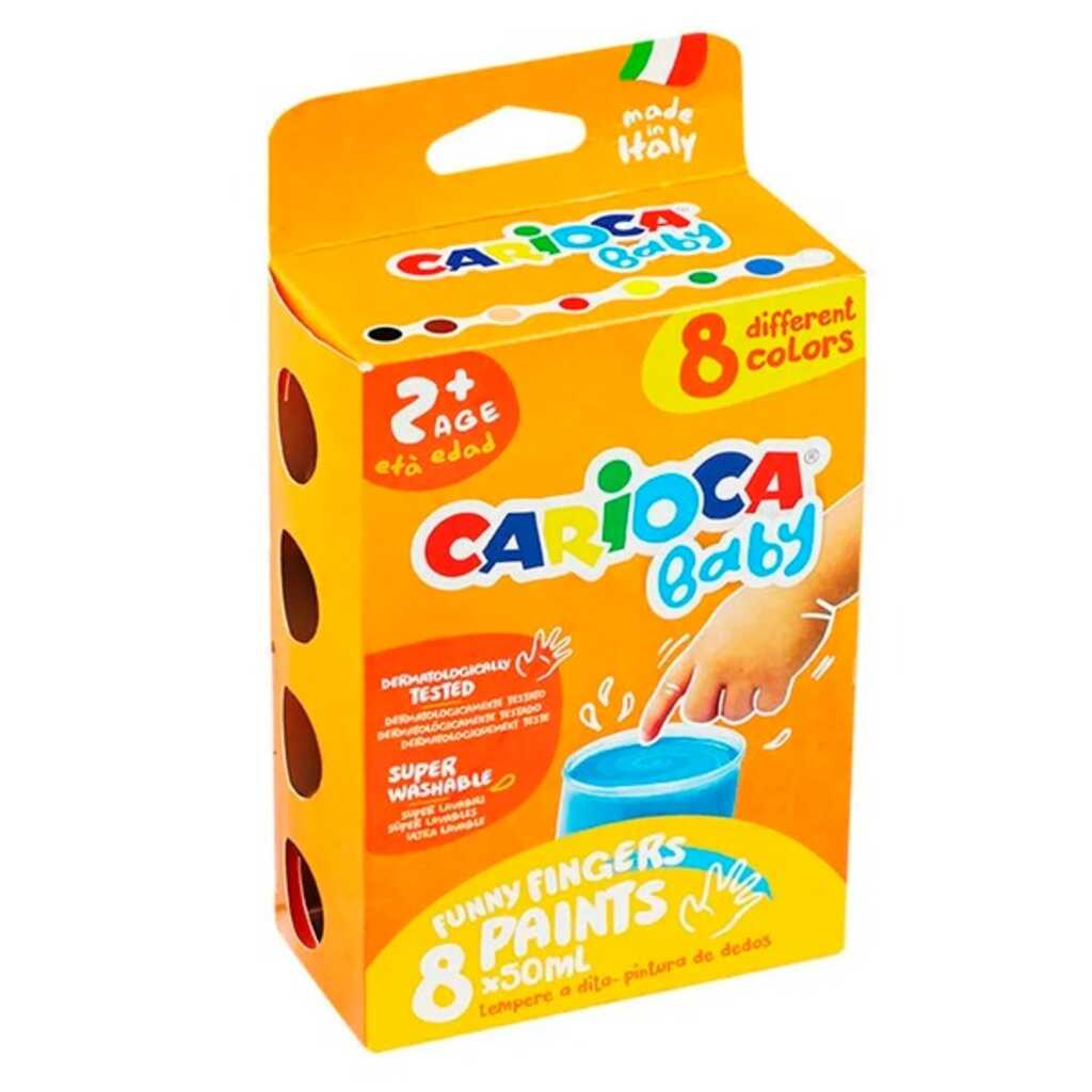 caja 8 temperas baby 60ml 2+