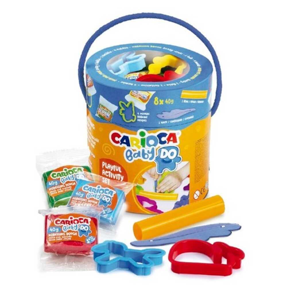 pack baby dough 10x40gr con herramientas