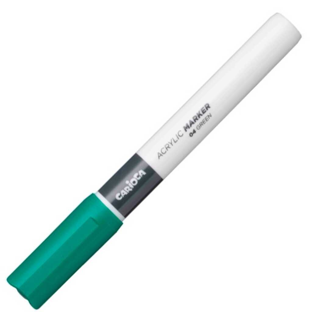 rotulador acrylic 2mm carioca verde