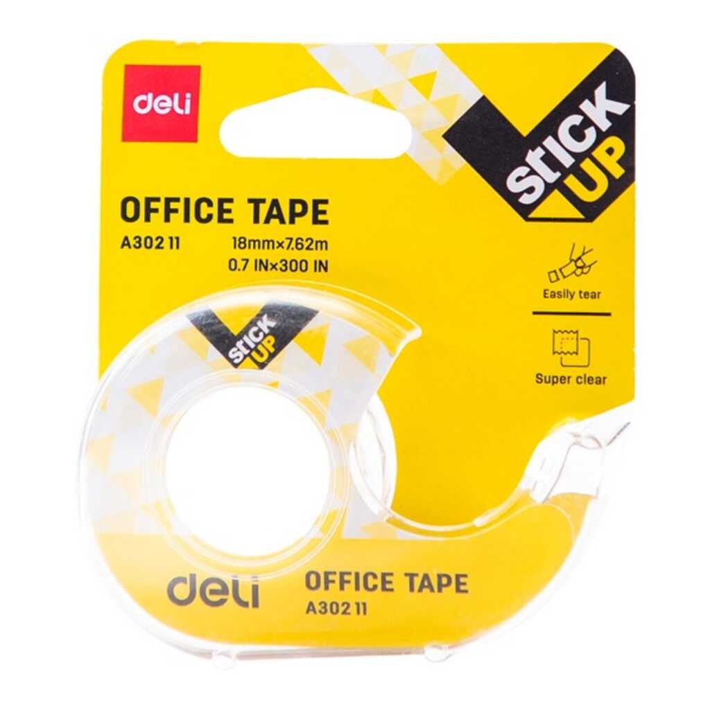 cinta adhesica deli transp. 18mmx7,62cm