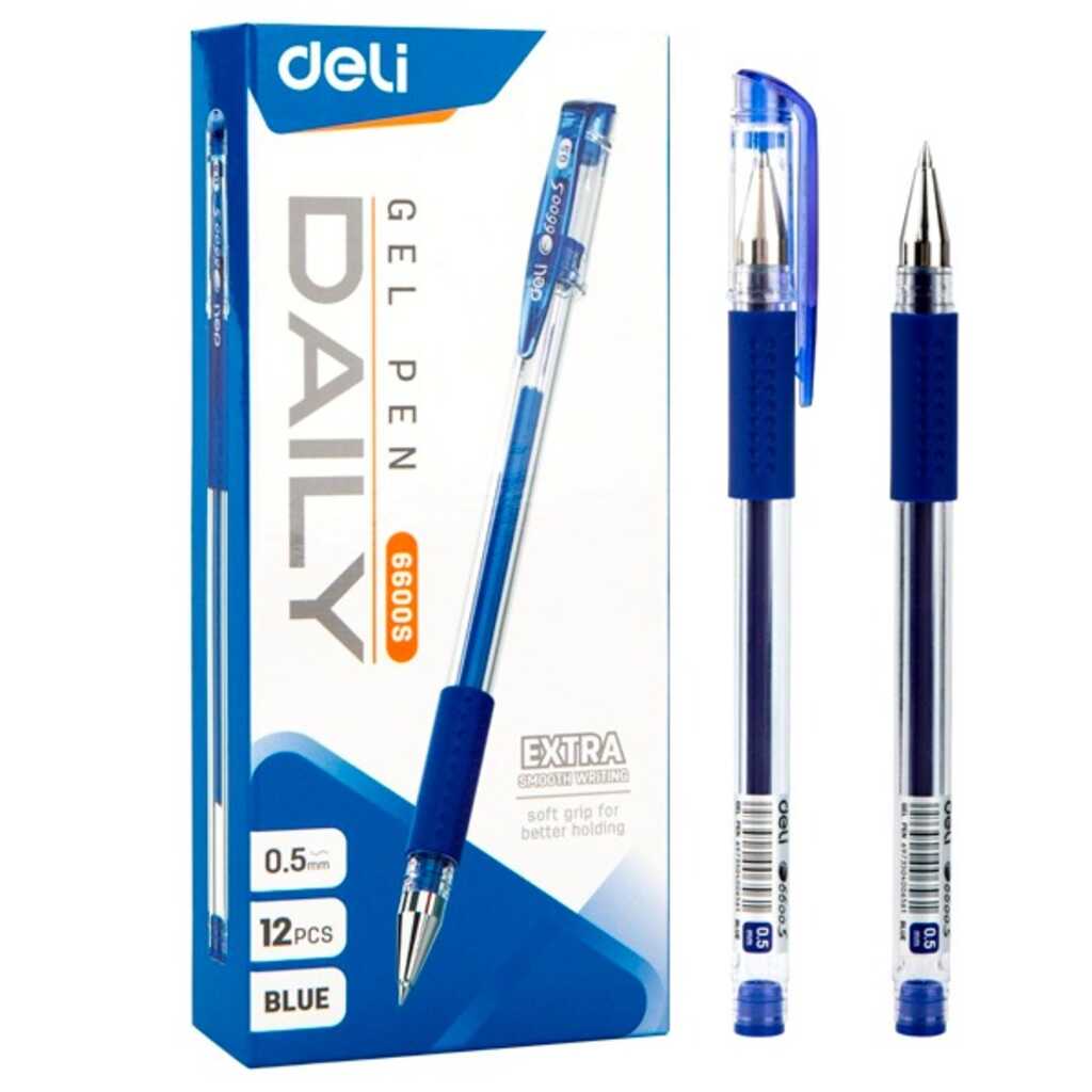 roller gel deli daily 0,5mm azul