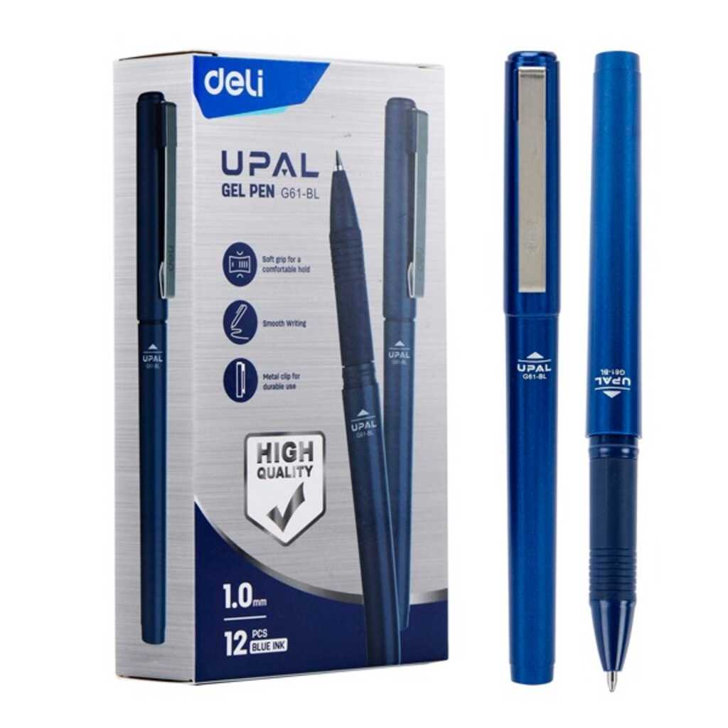 roller gel deli upal punta 1mm negro