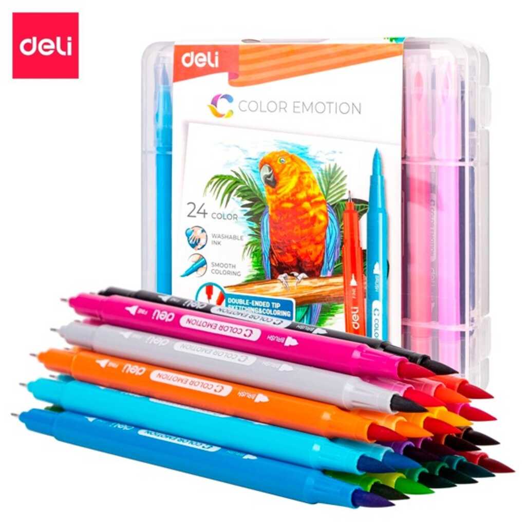 caixa 24 retoladors deli punta doble