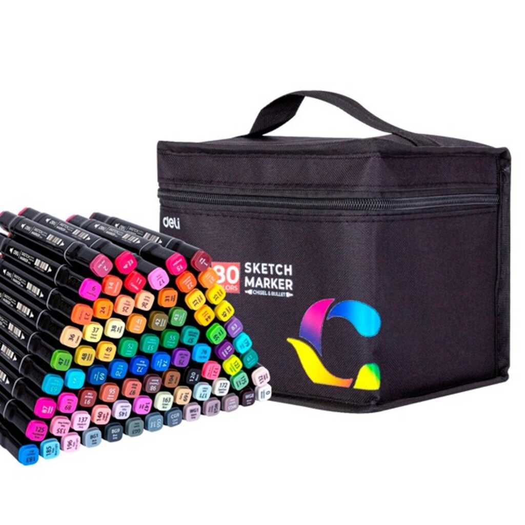 caixa 80 retoladors deli punta doble