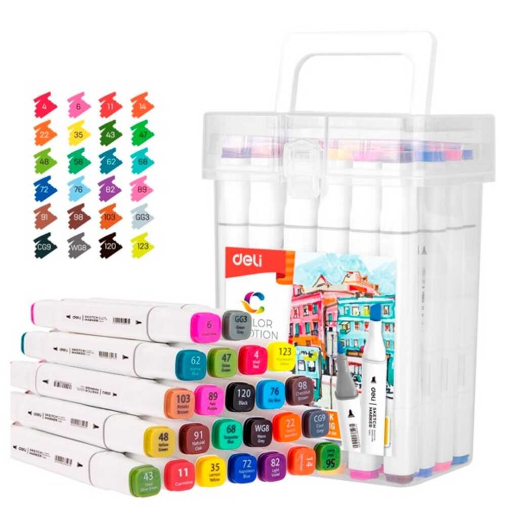 caixa 24 retoladors deli punta doble