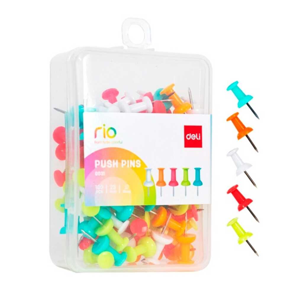 caja 100 agujas copa deli 23mm colores